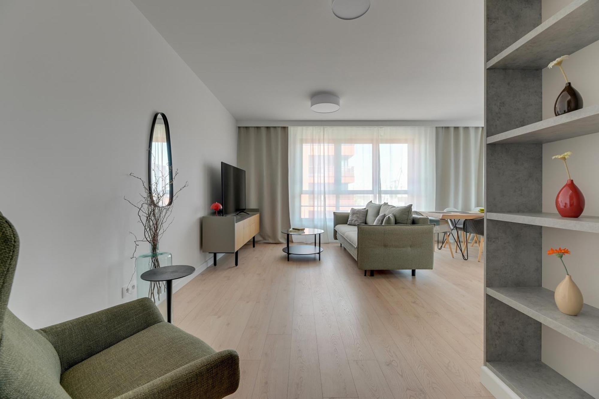 Doki Living - Foodhall & Parking By Downtown Apartments กดัญสก์ ภายนอก รูปภาพ